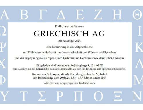 Start der neuen Griechisch-AG